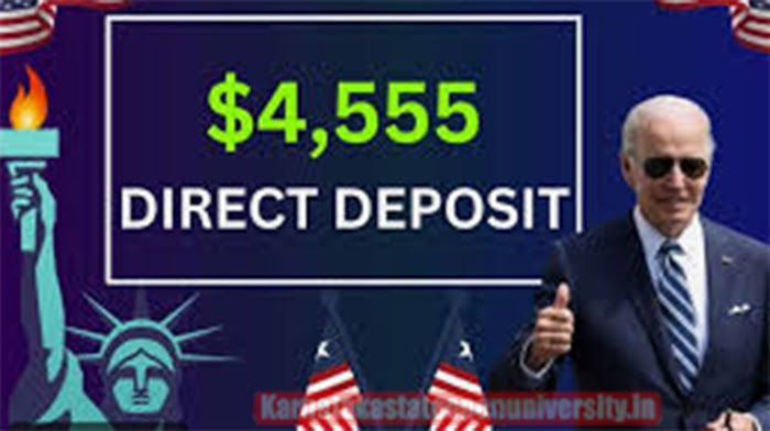 $4,555 Direct Deposit Check May