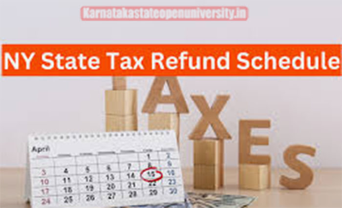 NY State Tax Refund Schedule