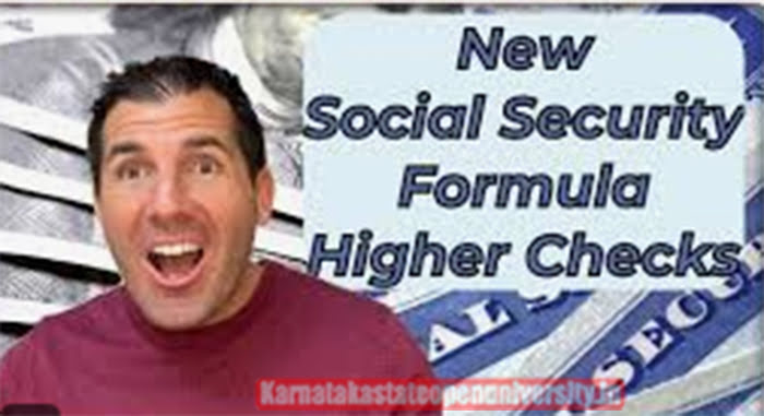 New Social Security Formula 