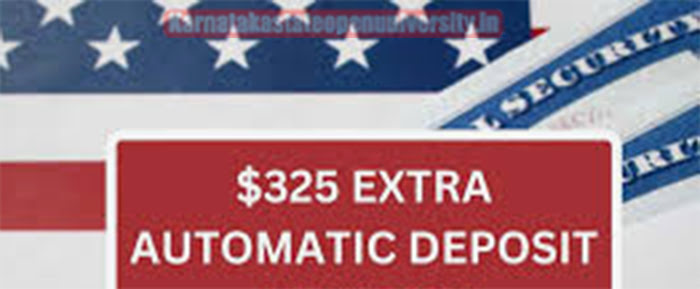 $325 Extra Automatic Deposit July