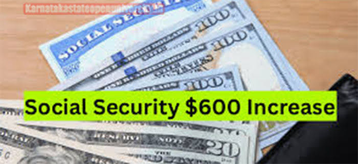 $600 Social Security Increase